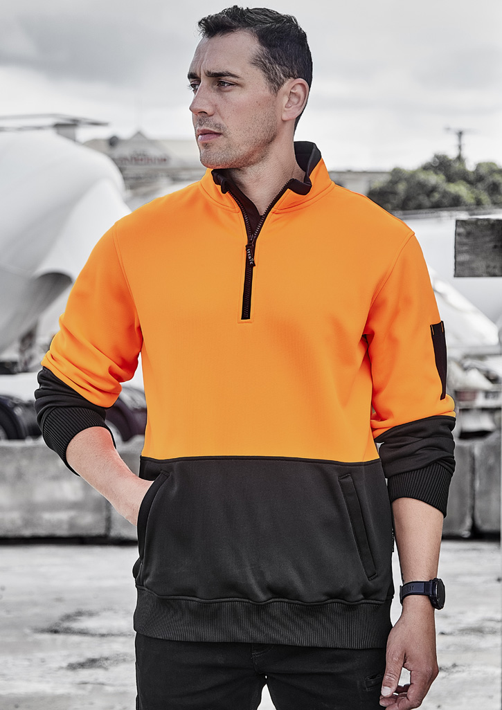 Unisex Hi Vis 1/2 Zip Pullover - Image 10
