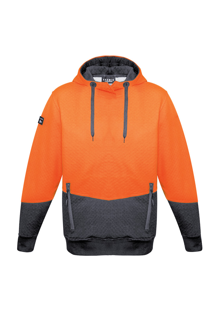 Unisex Hi Vis Textured Jacquard Hoodie - Image 6