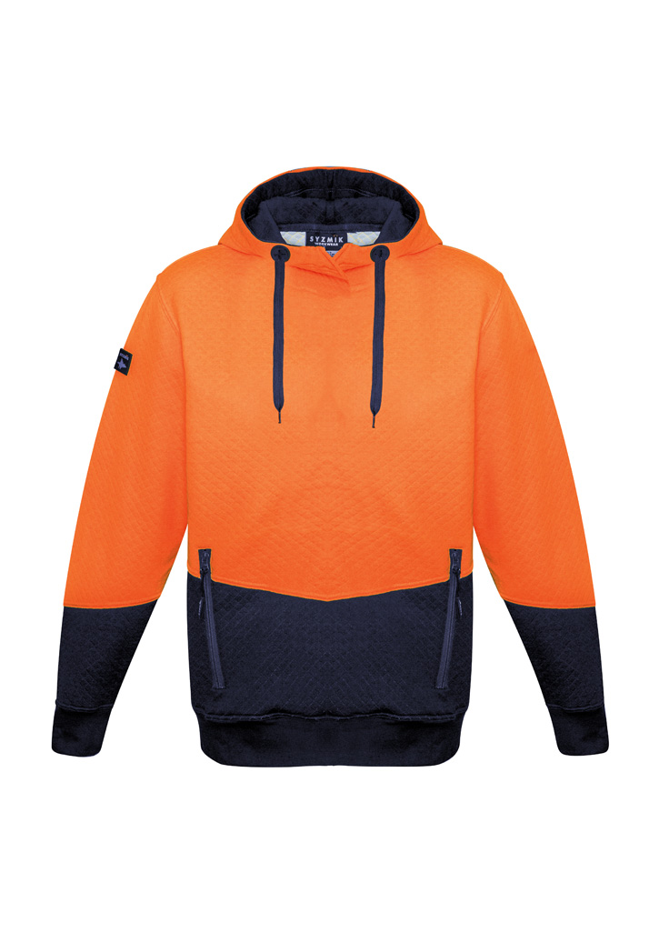 Unisex Hi Vis Textured Jacquard Hoodie - Image 10