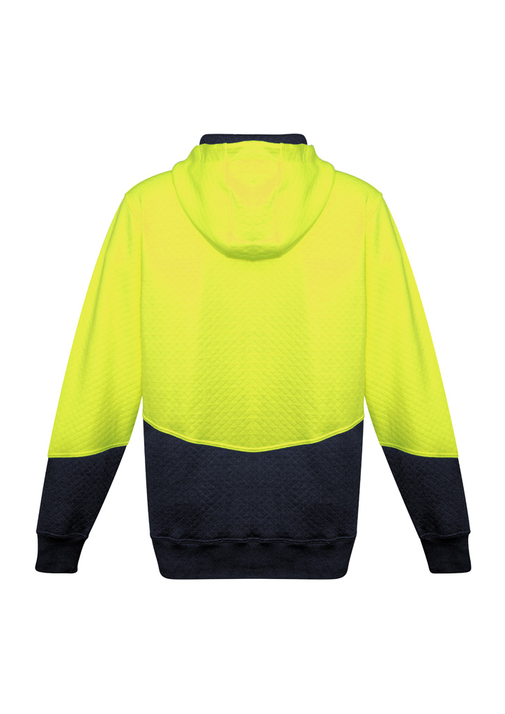 Unisex Hi Vis Textured Jacquard Hoodie - Image 3