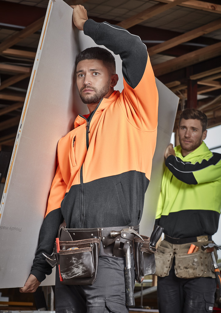 Unisex Hi Vis Full Zip Hoodie - Image 13