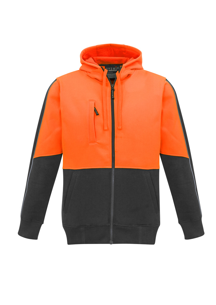 Unisex Hi Vis Full Zip Hoodie - Image 14