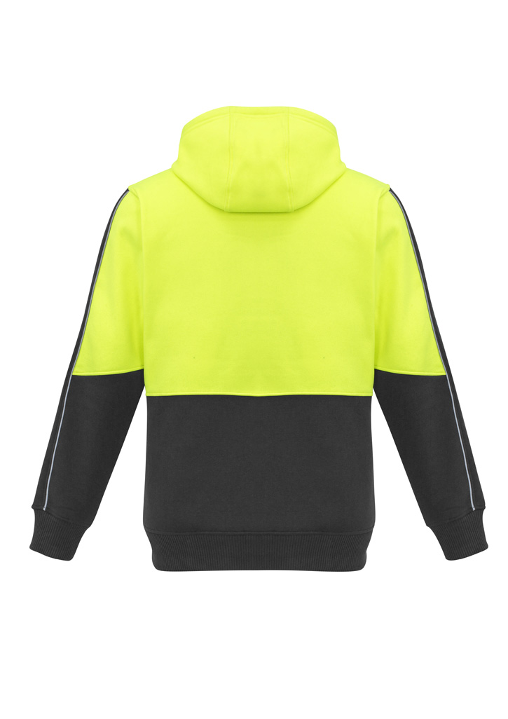 Unisex Hi Vis Full Zip Hoodie - Image 5