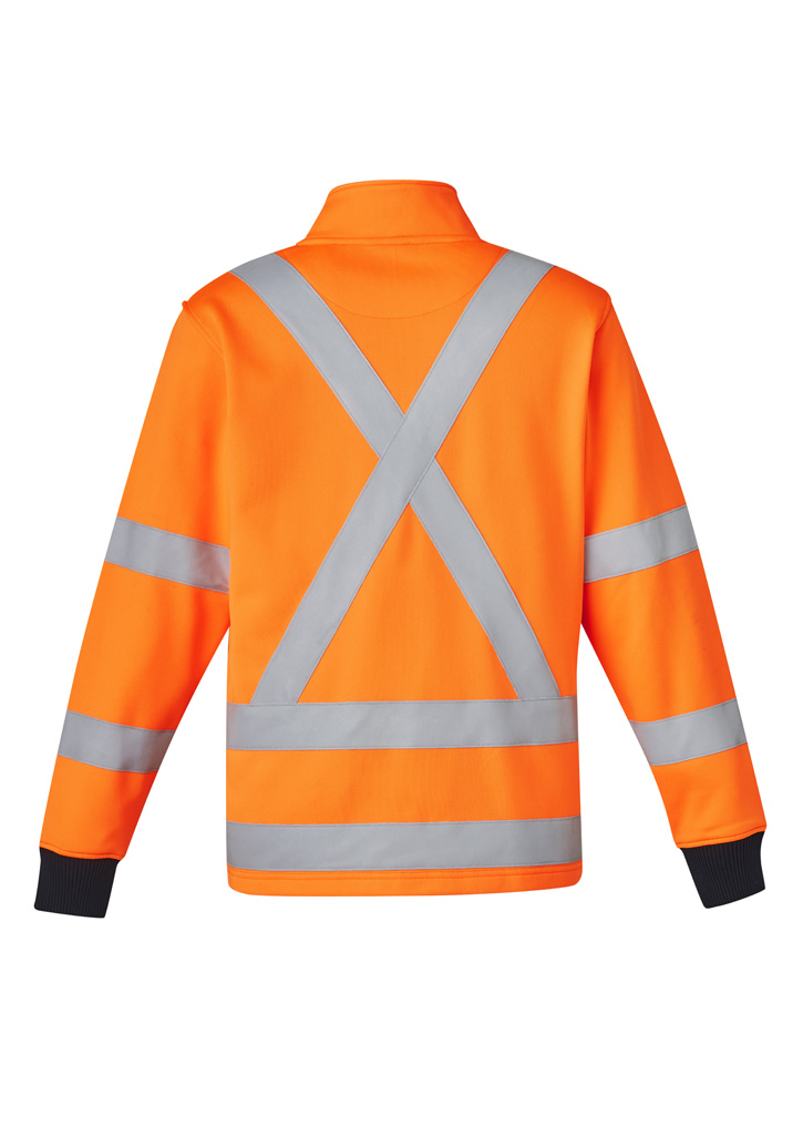 Unisex Hi Vis X Back Rail Jumper - Image 4