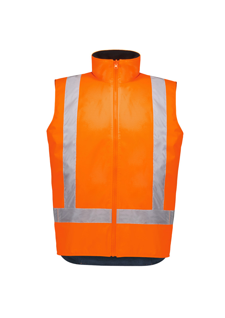 Unisex Hi Vis Waterproof Reversible Vest - Image 9