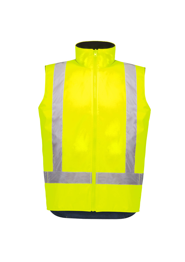 Unisex Hi Vis Waterproof Reversible Vest - Image 4