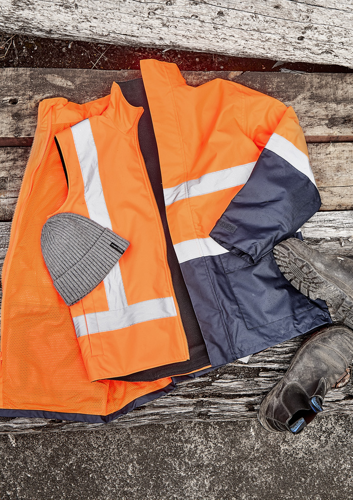 Unisex Hi Vis Waterproof Reversible Vest - Image 8