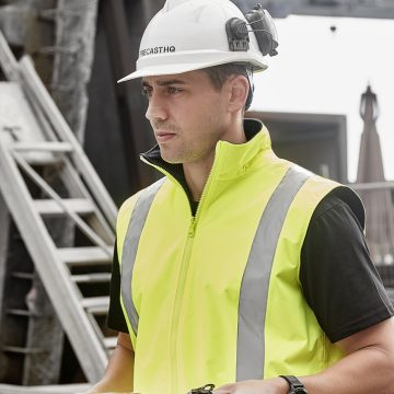 Unisex Hi Vis Waterproof Reversible Vest
