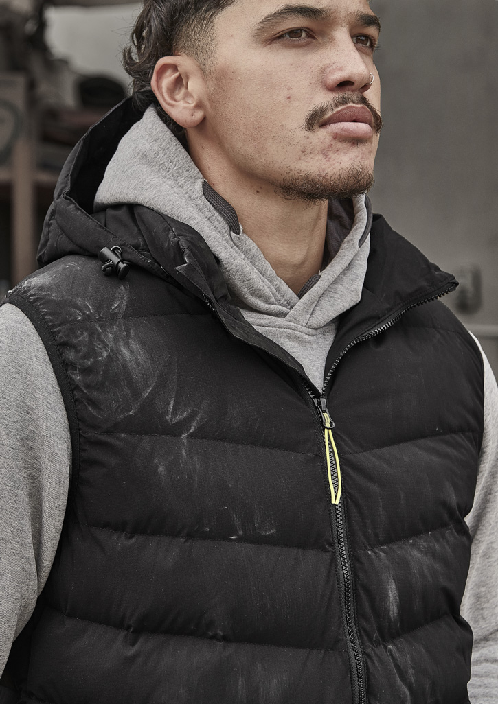Unisex Streetworx Hooded Puffer Vest - Image 4