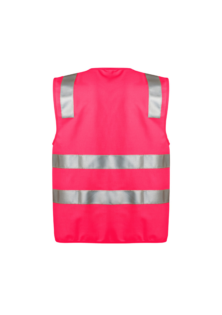 Unisex Hi Vis Zip Vest - Image 8