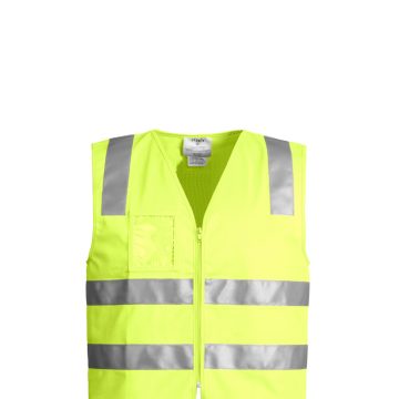 Unisex Hi Vis Zip Vest