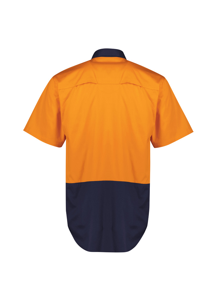 Mens Hi Vis Short Sleeve Shirt - Image 7
