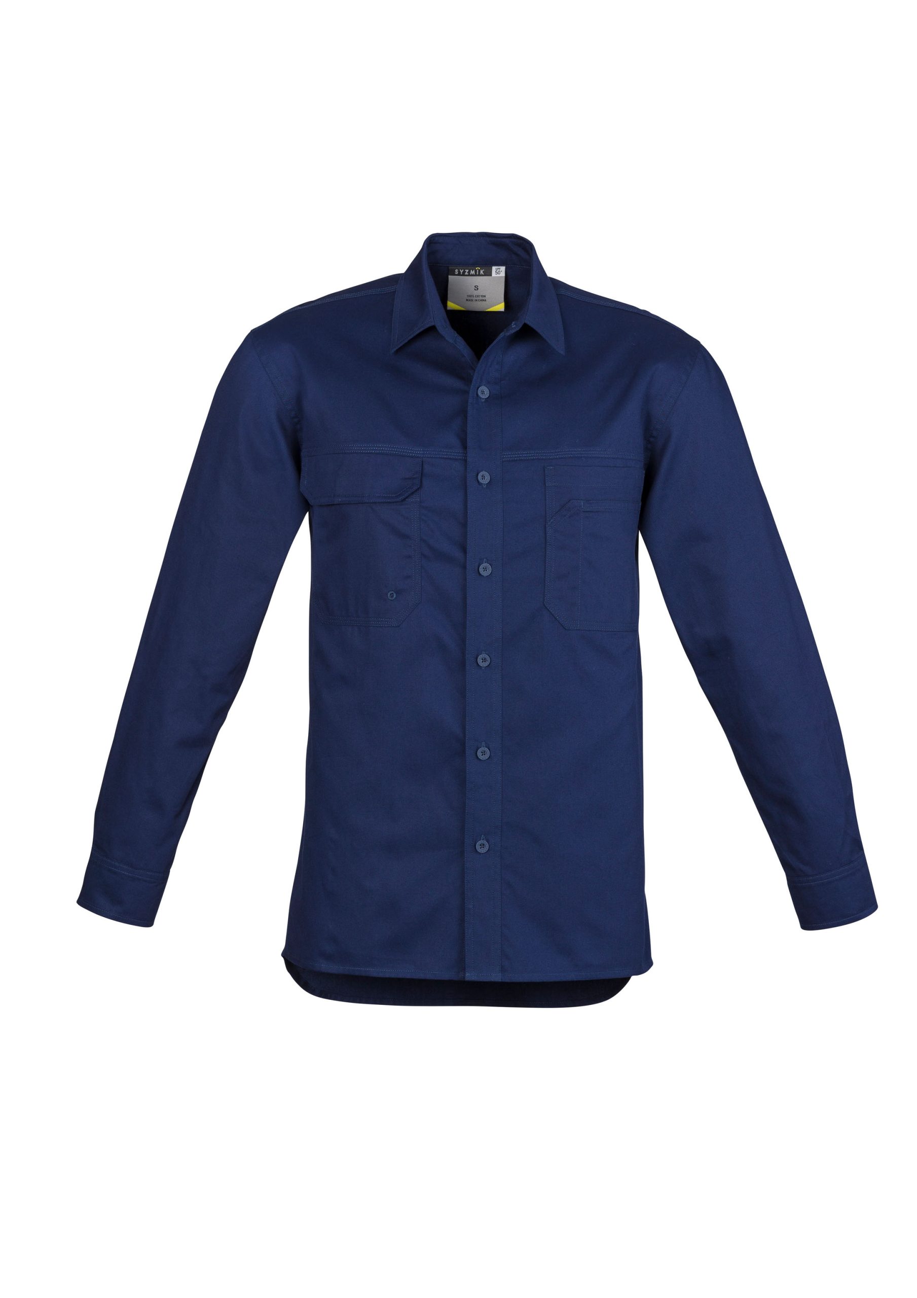 Mens Lightweight Tradie Long Sleeve Shirt - Image 7