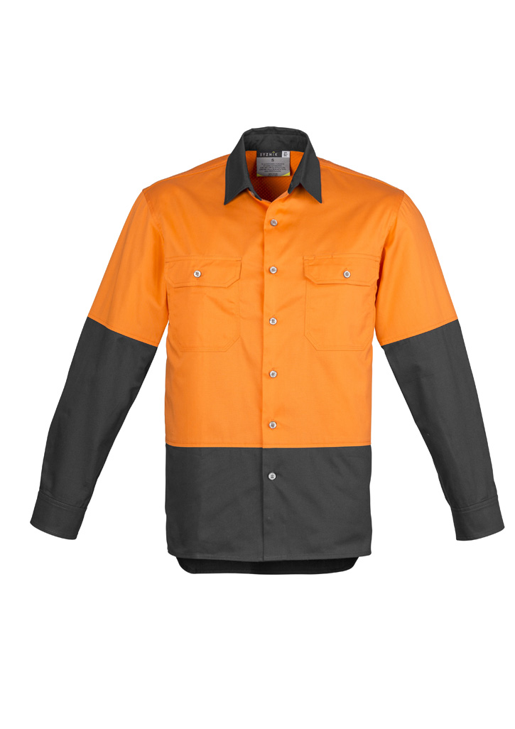 Mens Industrial Long Sleeve Shirt - Image 8
