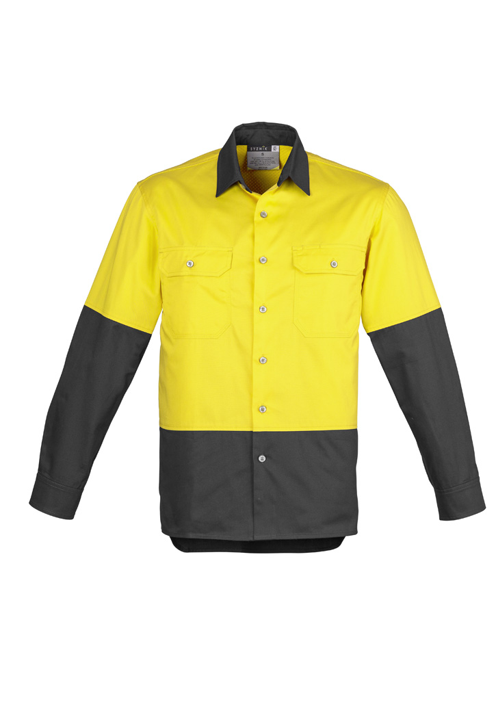 Mens Industrial Long Sleeve Shirt - Image 2