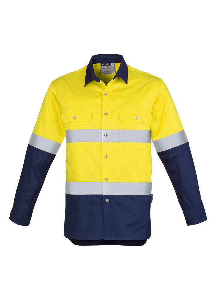 Mens Industrial Long Sleeve Shirt - Hoop Taped - Image 3