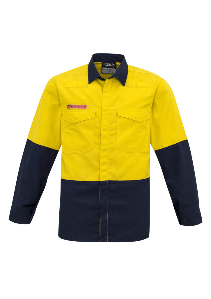 Mens Hi Vis Spliced Shirt - Image 4