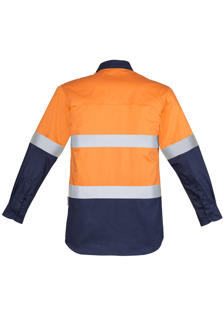 Mens Closed Front Long Sleeve Shirt - Hoop Taped - Image 3