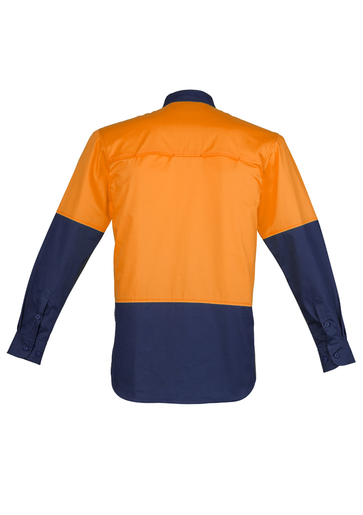 Mens Closed Front Long Sleeve Shirt - Image 7