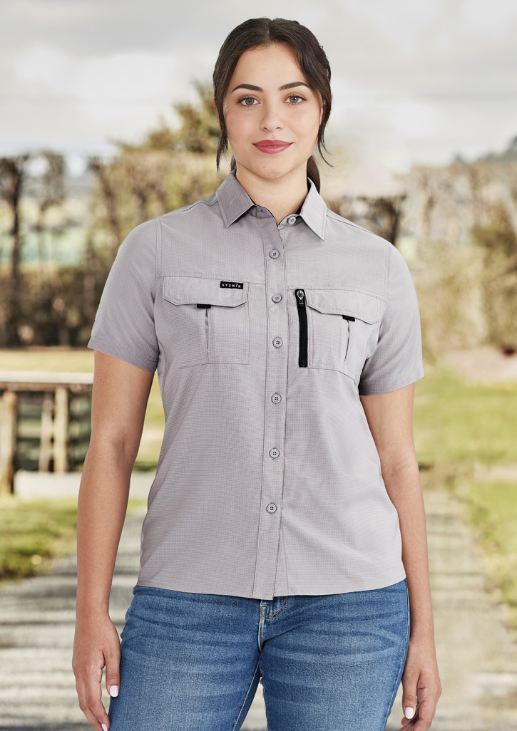 Womens Outdoor Short Sleeve Shirt - Image 7