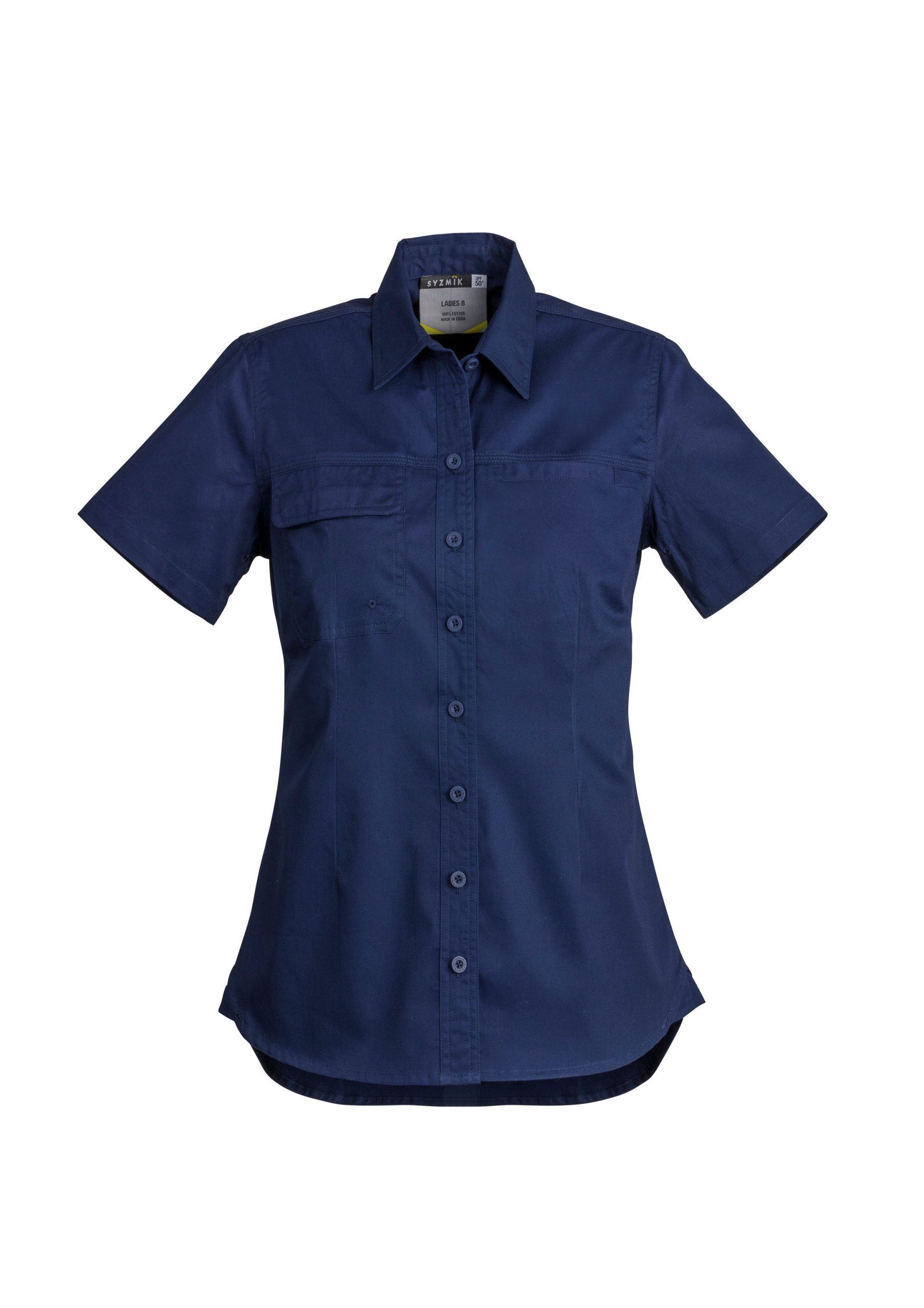 Womens Lightweight Tradie Short Sleeve Shirt - Image 8