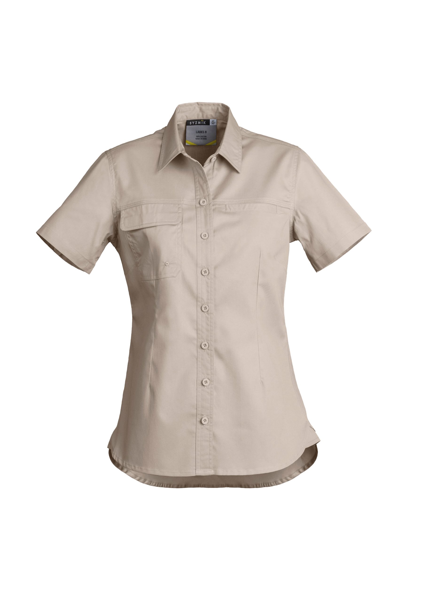 Womens Lightweight Tradie Short Sleeve Shirt - Image 5