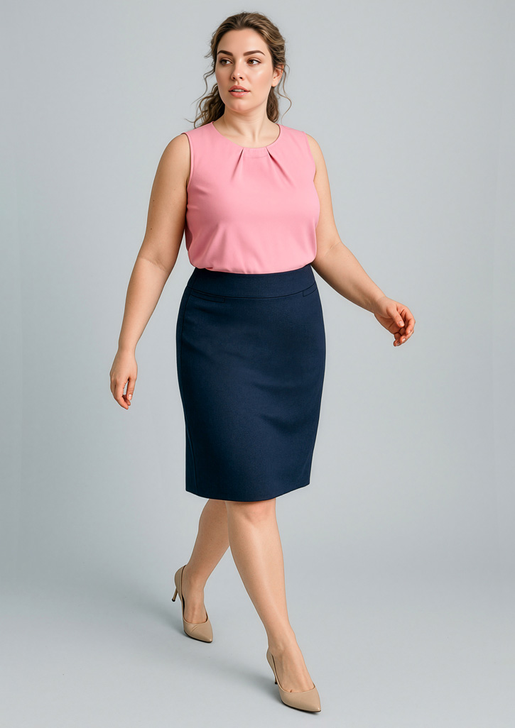 Womens Cool Stretch Relaxed Fit Lined Skirt - Image 2