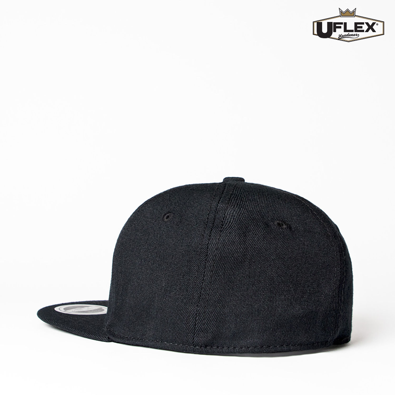 U15604 UFlex Adults Flat Peak 6 Panel Fitted - Image 5