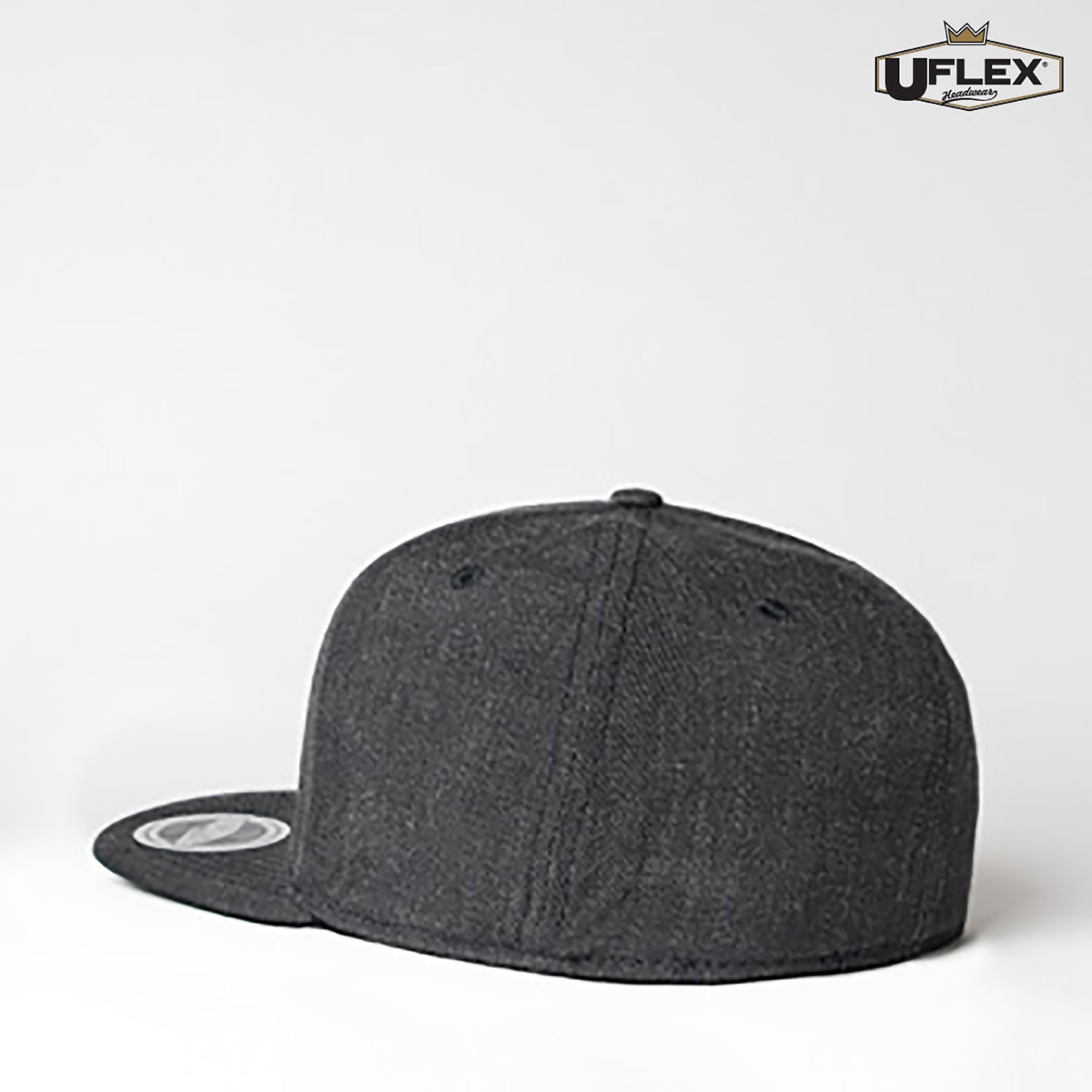 U15604 UFlex Adults Flat Peak 6 Panel Fitted - Image 7