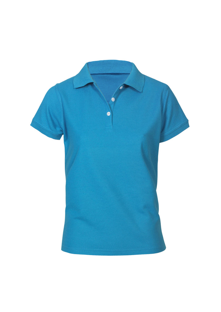 Womens Neon Short Sleeve Polo - Image 4