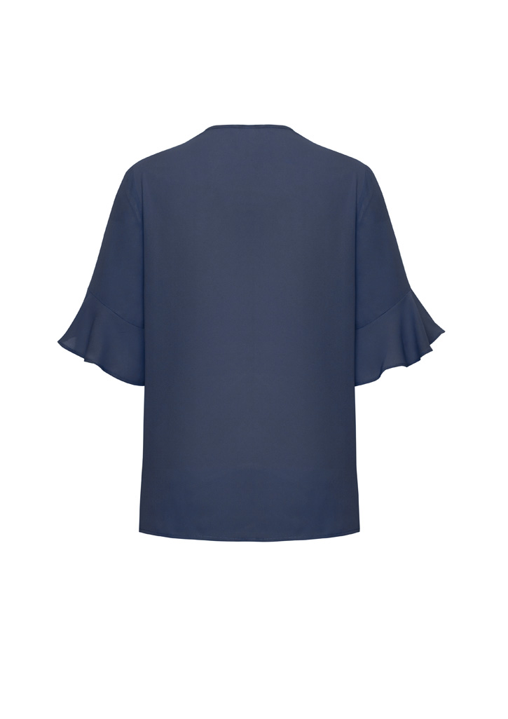 Womens Aria Fluted Sleeve Blouse - Image 13