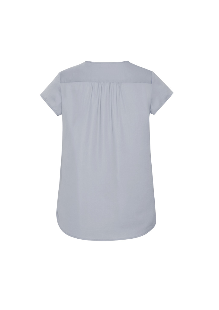Womens Kayla V-Neck Pleat Blouse - Image 16