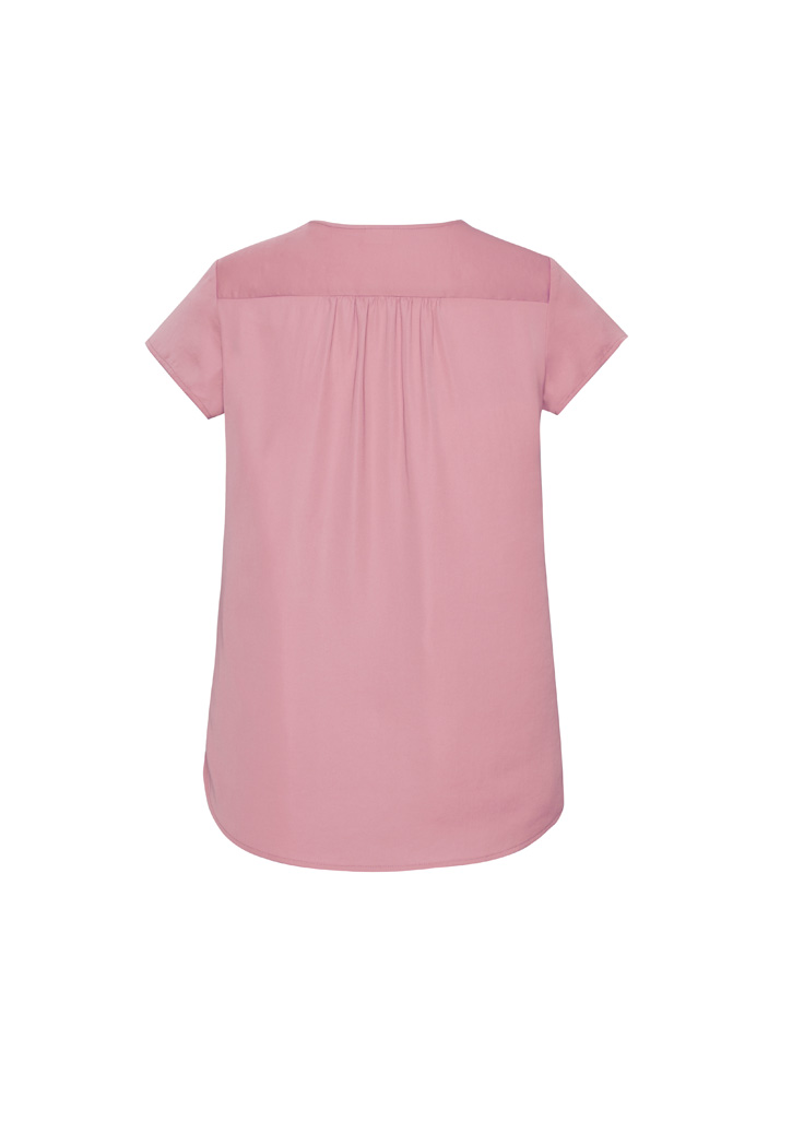 Womens Kayla V-Neck Pleat Blouse - Image 13