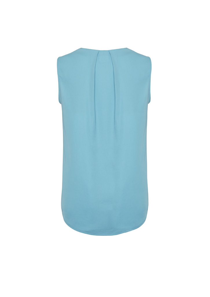 Womens Estelle Sleeveless Pleat Detail Blouse - Image 16