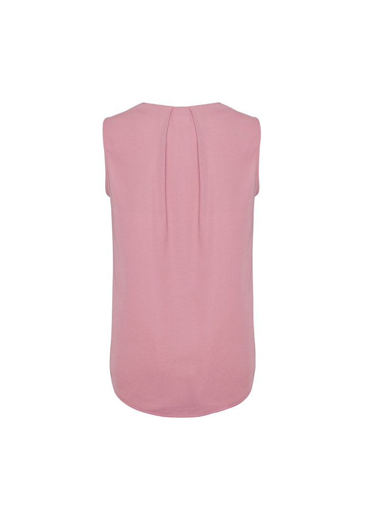 Womens Estelle Sleeveless Pleat Detail Blouse - Image 13