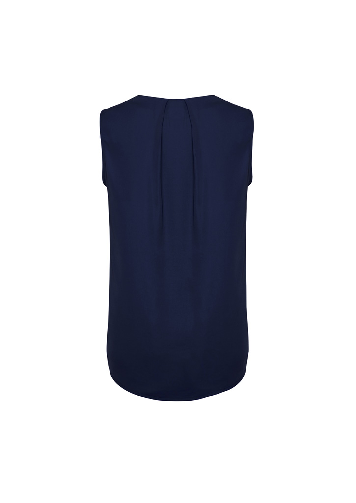 Womens Estelle Sleeveless Pleat Detail Blouse - Image 19