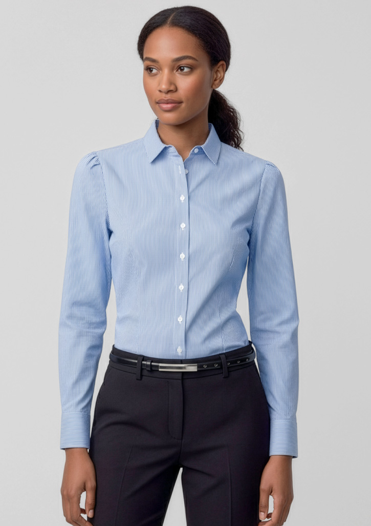 Womens Euro Long Sleeve Shirt - Image 2