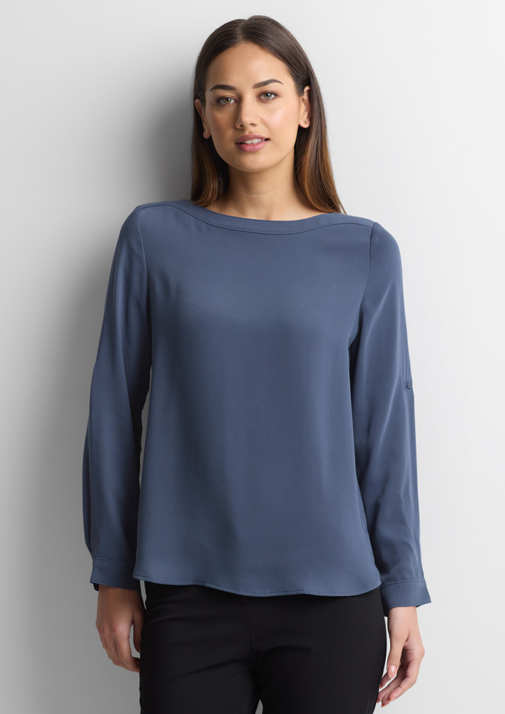 Womens Madison Boatneck Top - Image 2