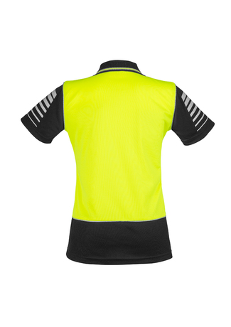 Womens Hi Vis Zone Polo - Image 9