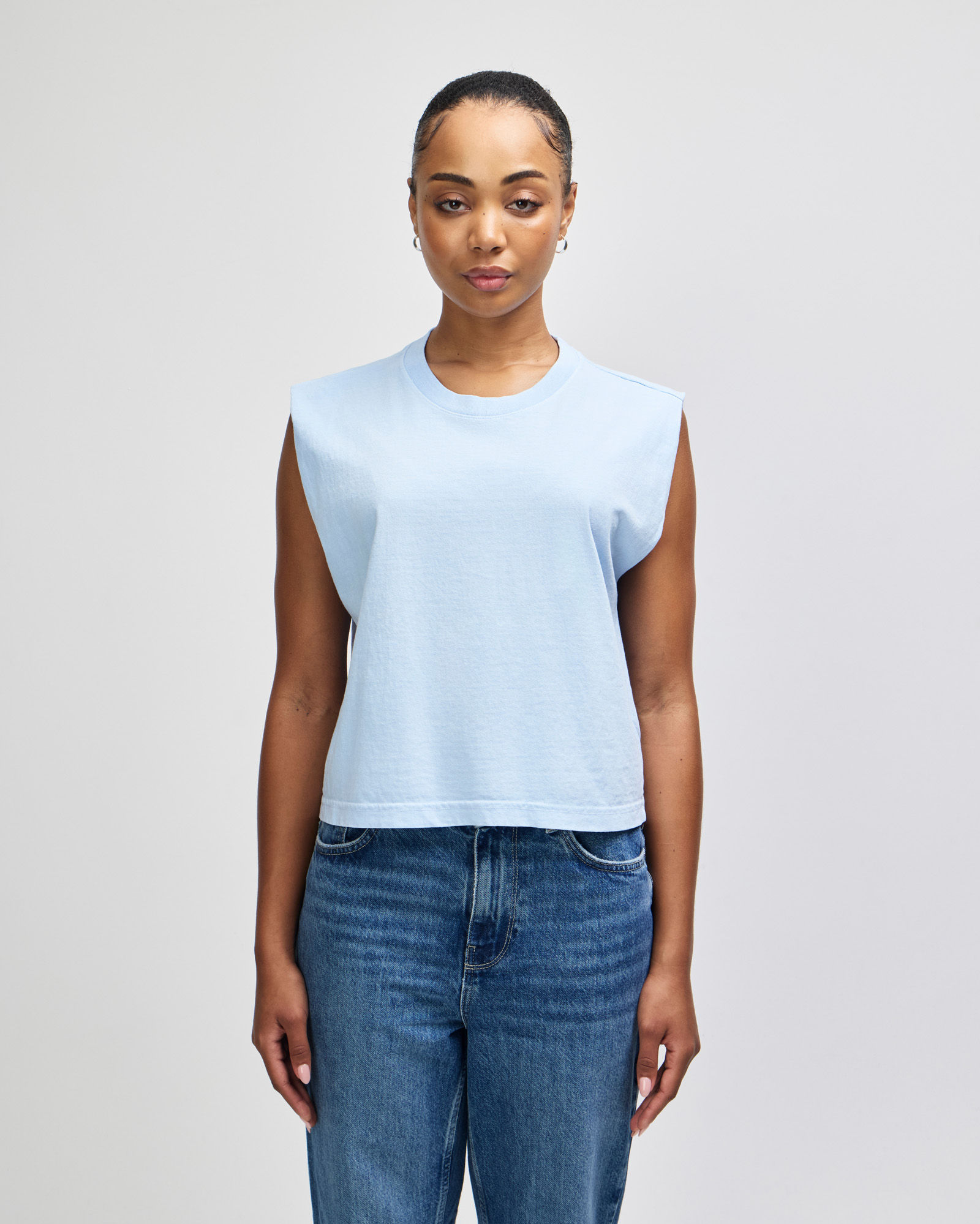 307gd American Apparel Women's Muscle T-Shirt - Image 2