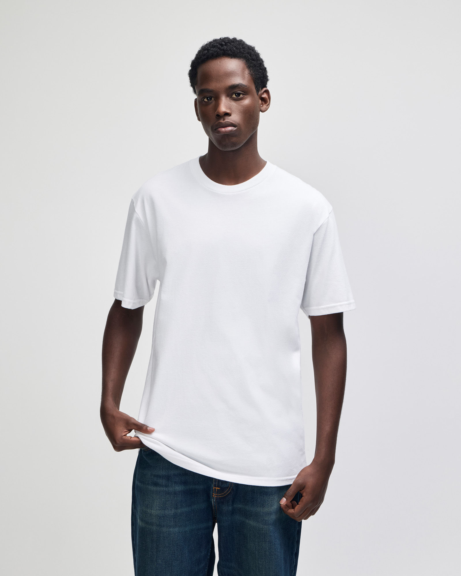 5389 American Apparel Sueded Unisex Short Sleeve T-Shirt - Image 2