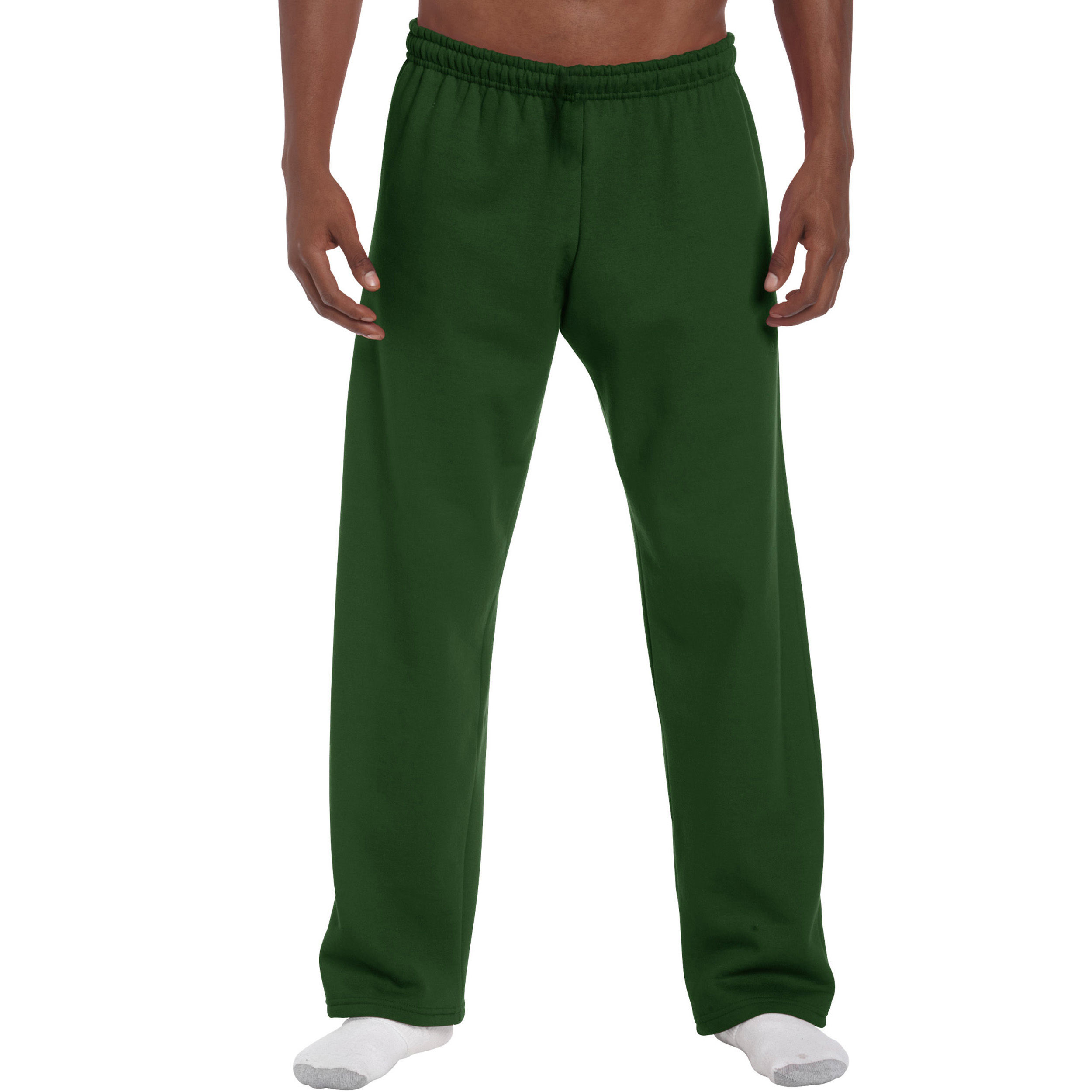 18400 Heavy Blend Adult Open Bottom Sweatpants - Image 4