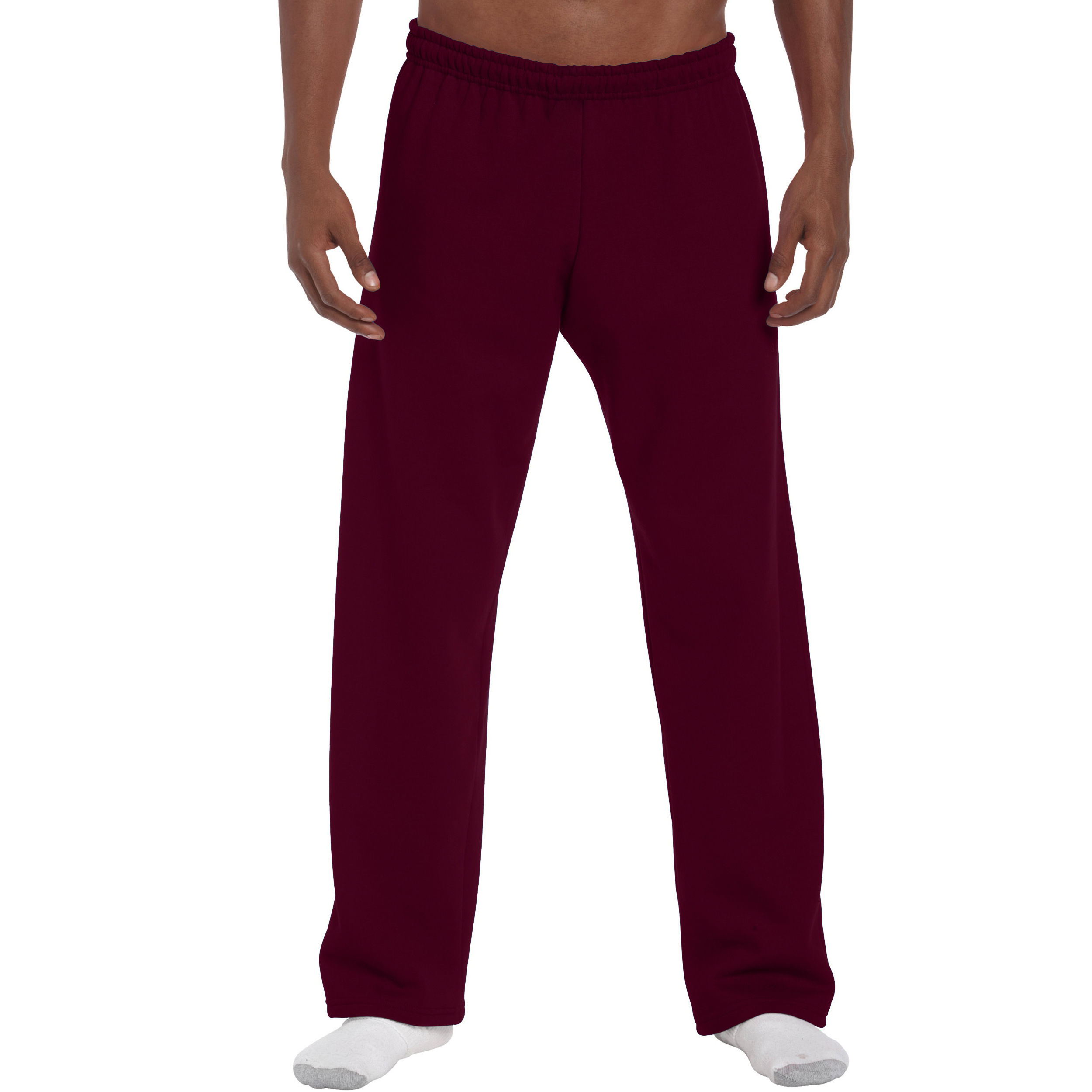 18400 Heavy Blend Adult Open Bottom Sweatpants - Image 5