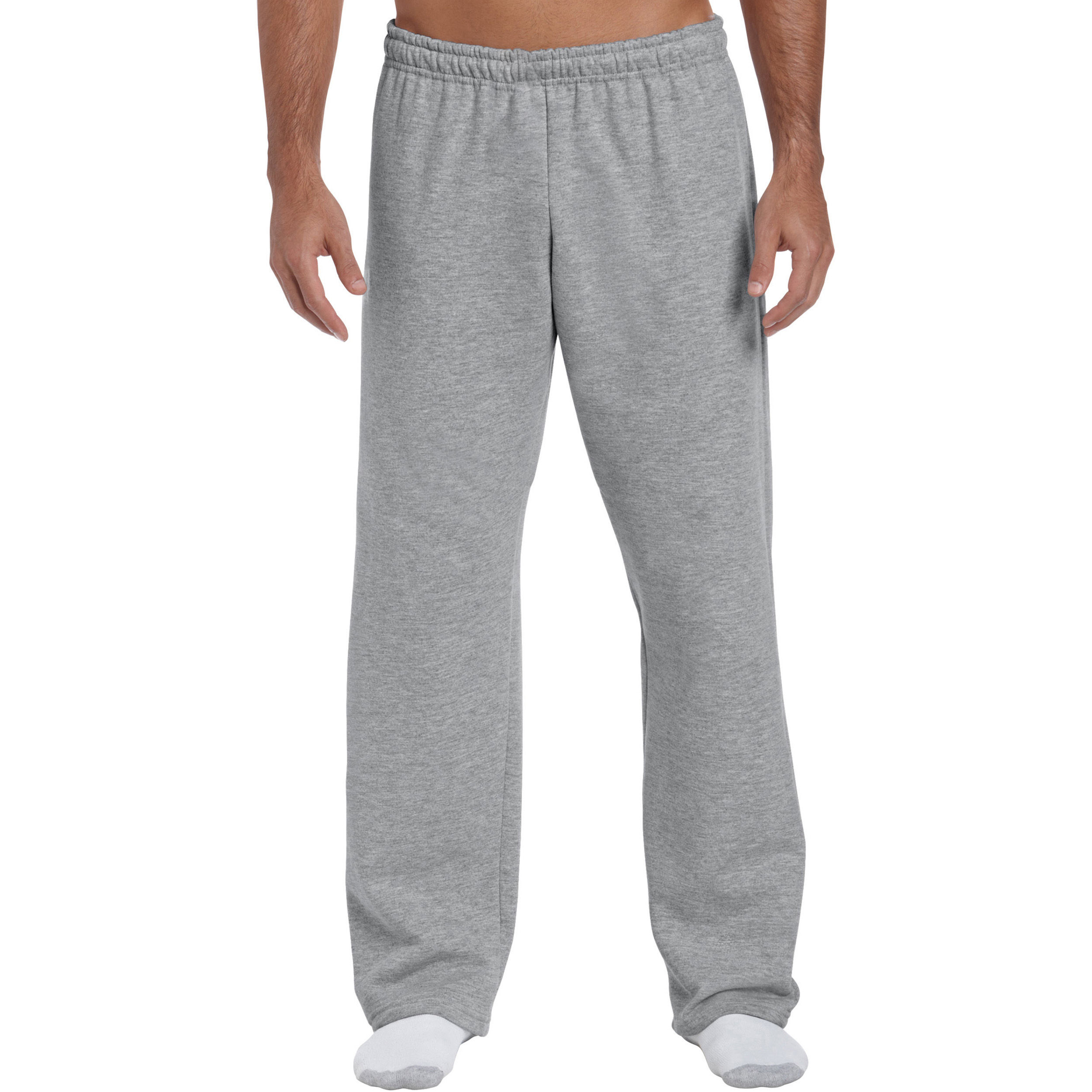 18400 Heavy Blend Adult Open Bottom Sweatpants - Image 7