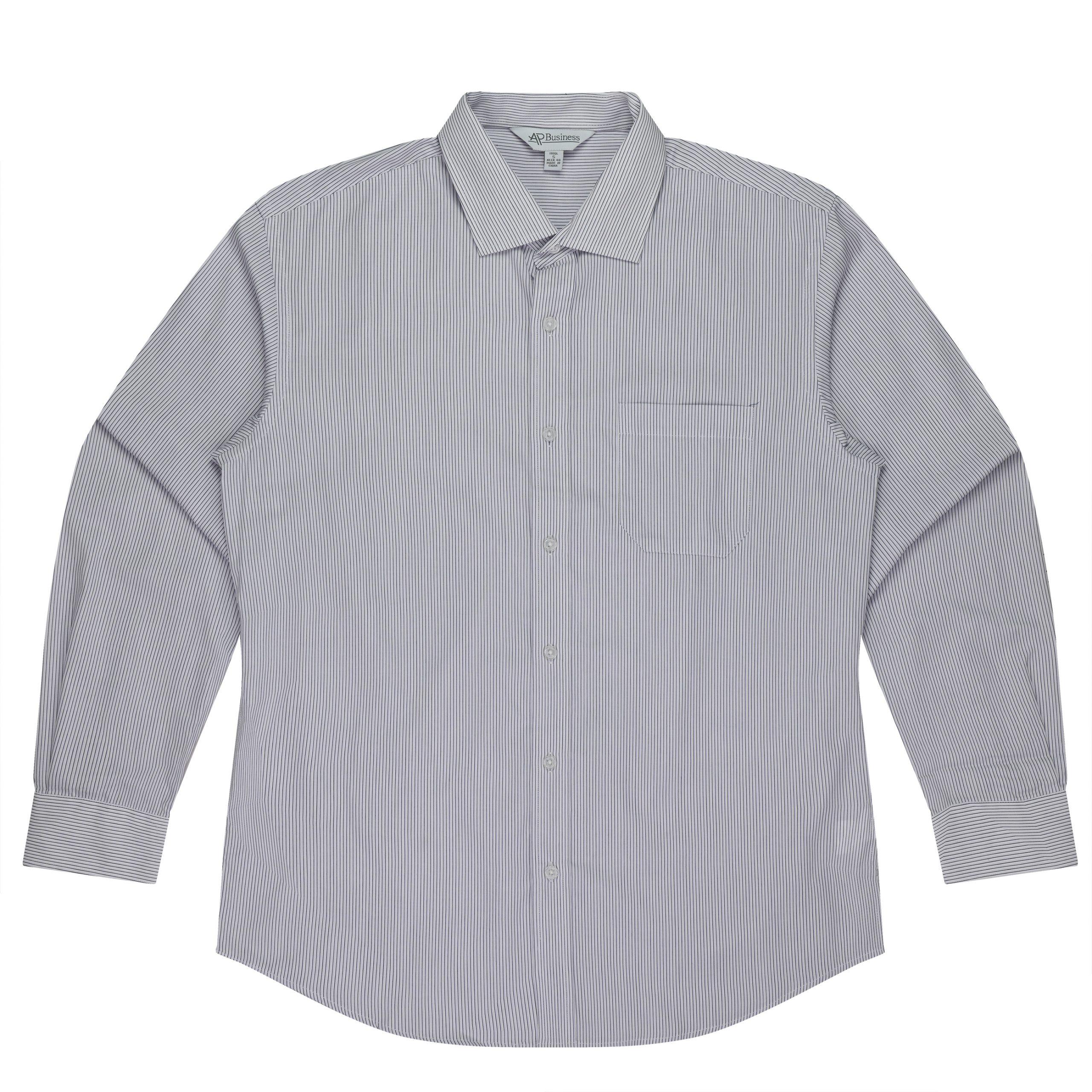 Henley Mens Shirt Long Sleeve - Clearance - Image 4