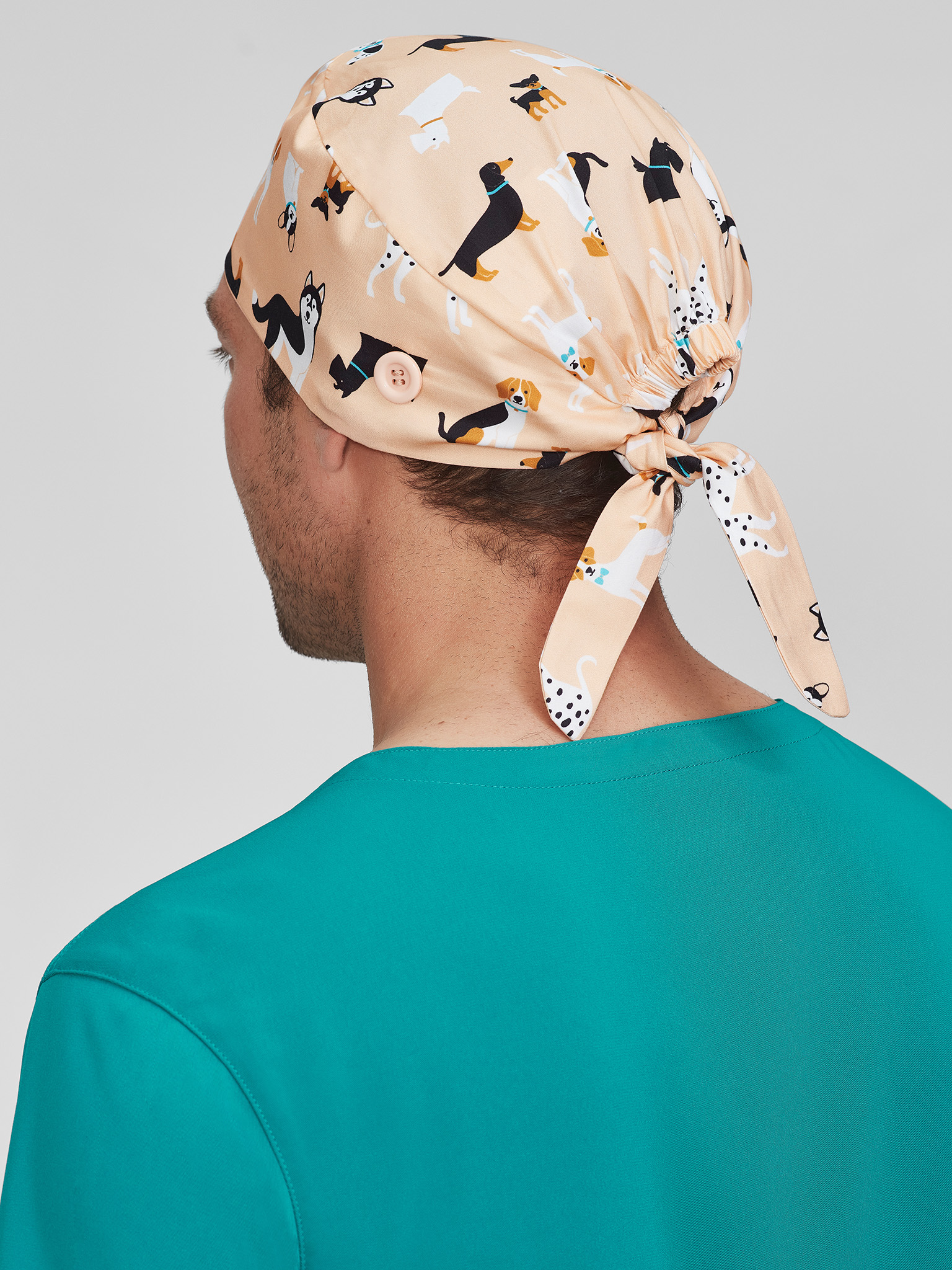 Unisex Printed Scrub Cap - Image 11