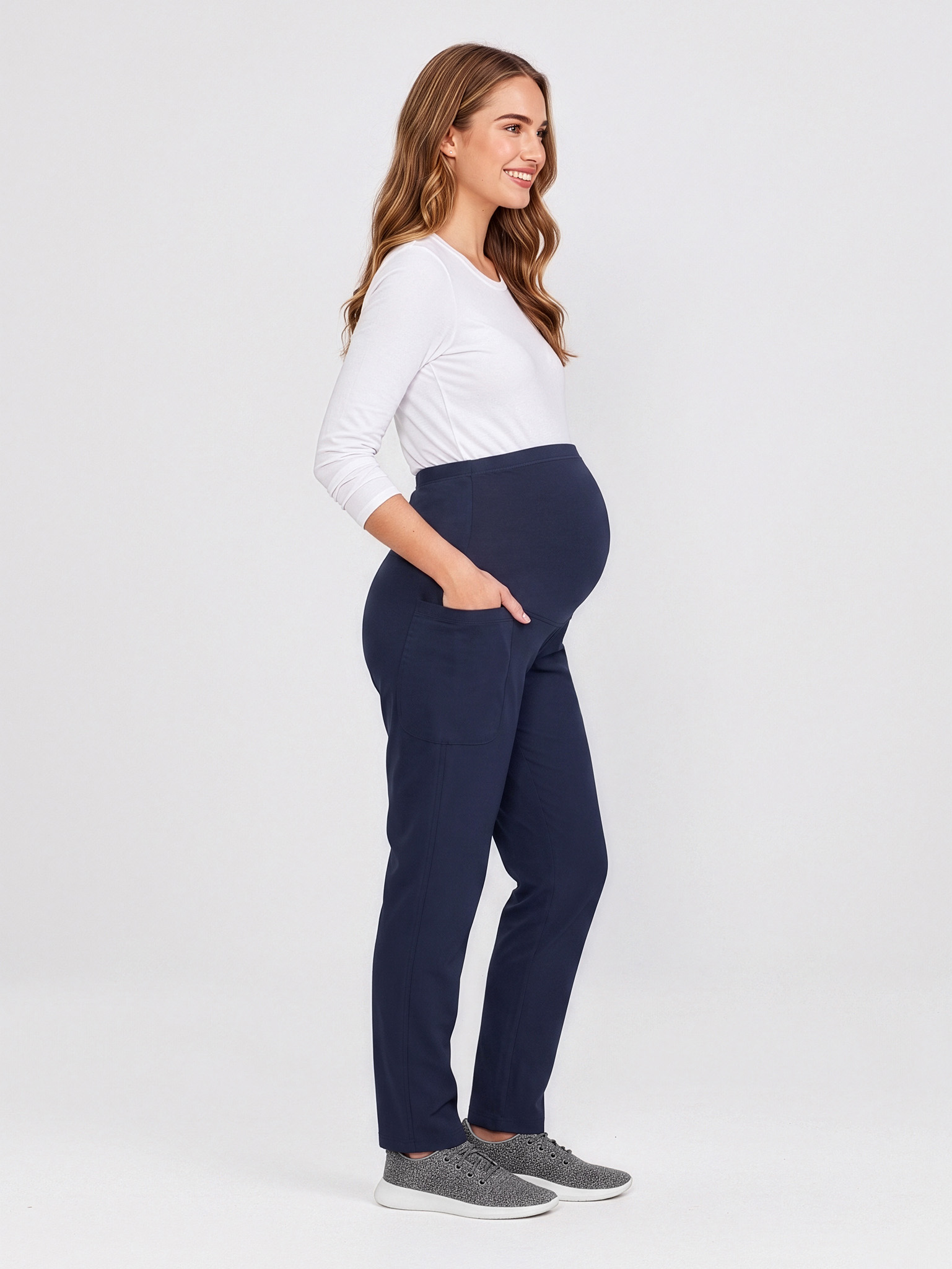Womens Rose Maternity Scrub Pant - Image 7
