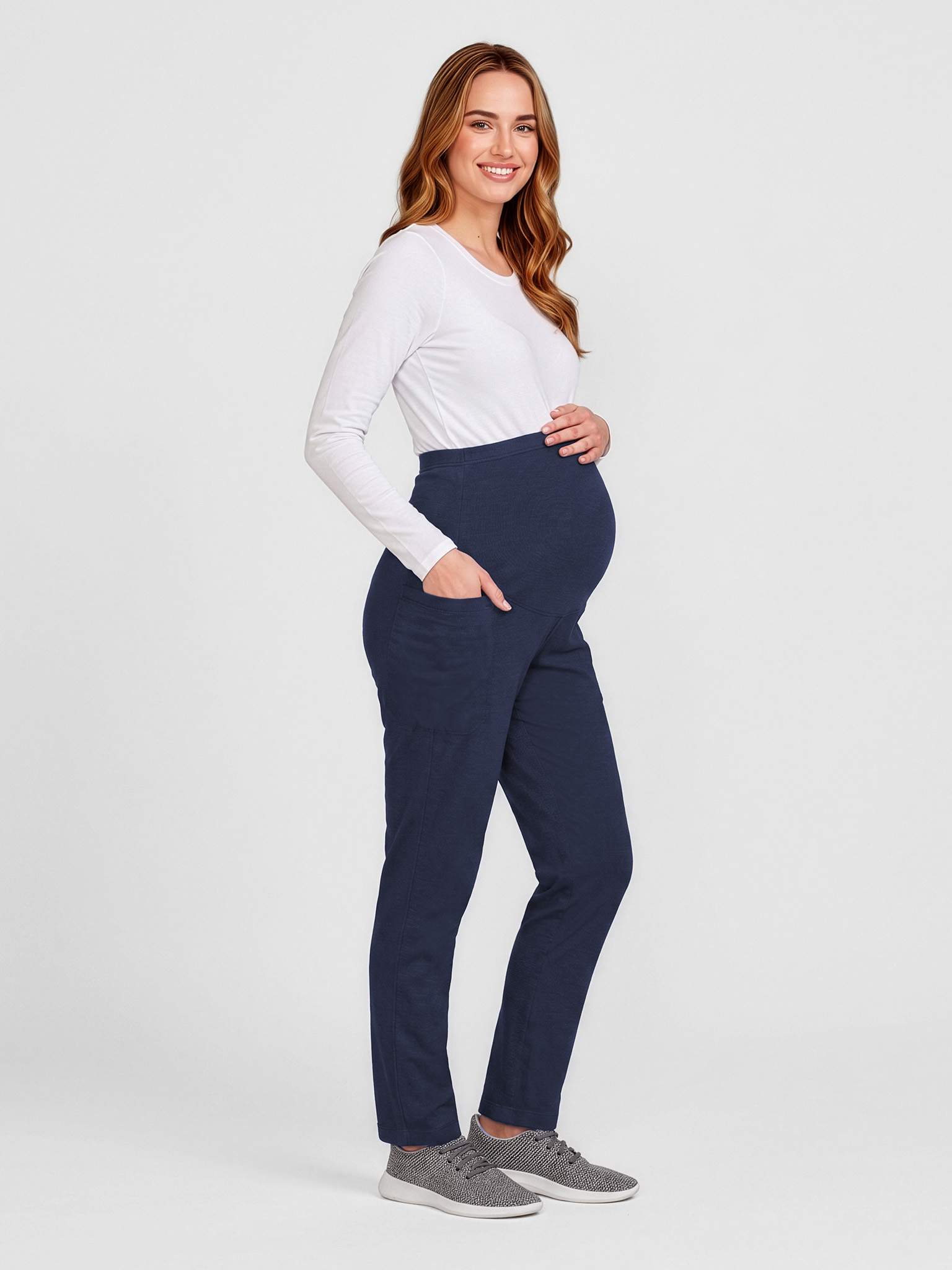 Womens Rose Maternity Scrub Pant - Image 8