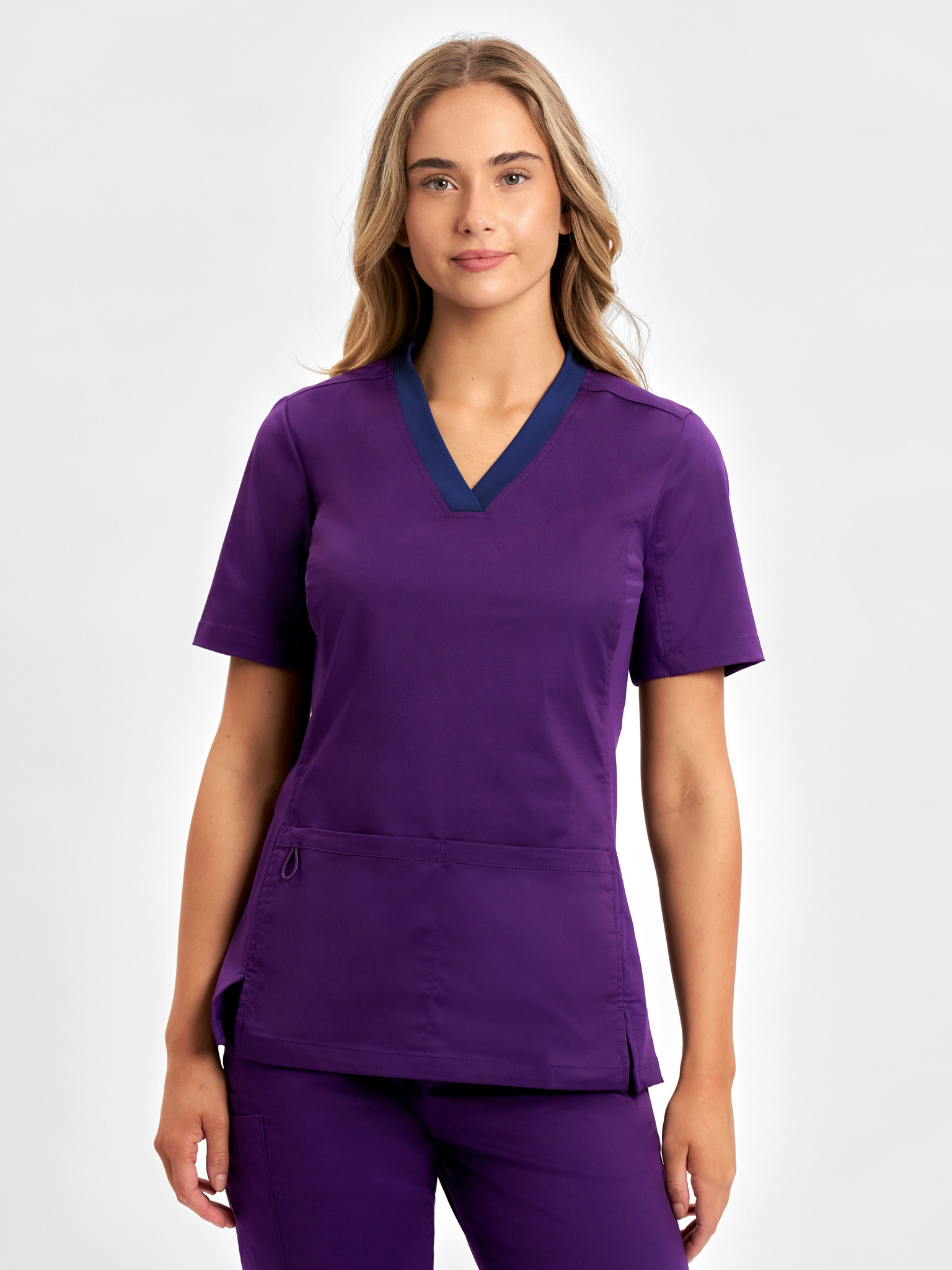Womens Riley Stretch Scrub Top - Image 16