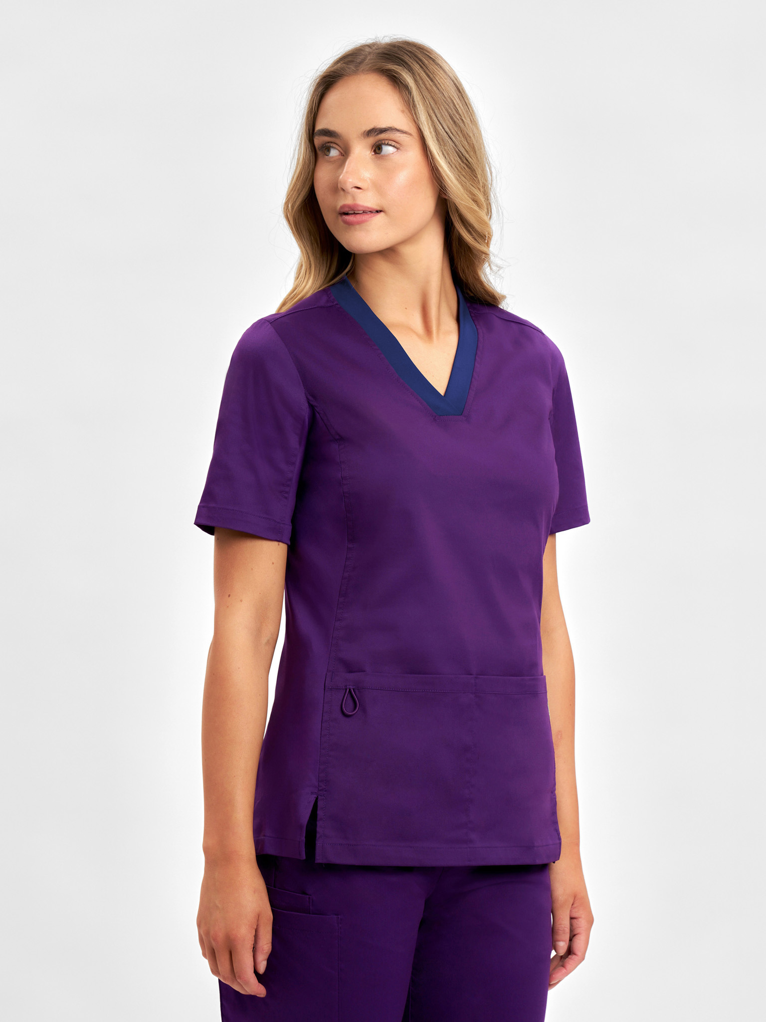 Womens Riley Stretch Scrub Top - Image 18